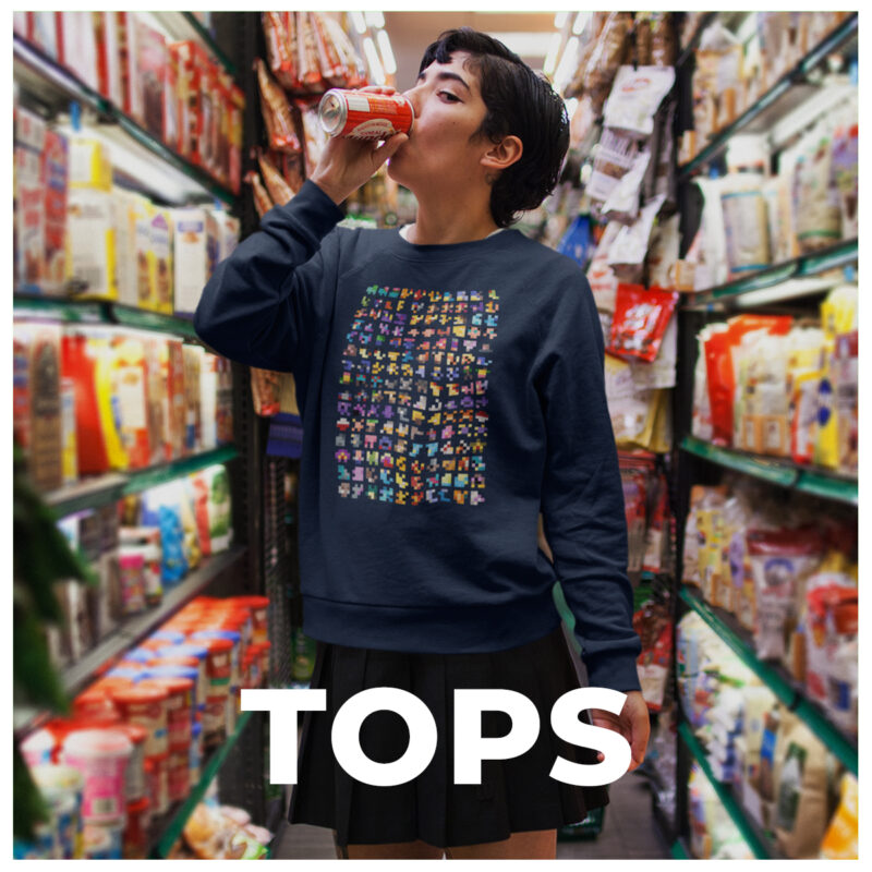 tops category clothing